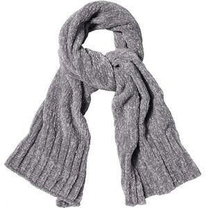 Women Chenille Scarf Ribbed Knit Shawl Soft Thick Winter Wrap Fall Warm Fashion